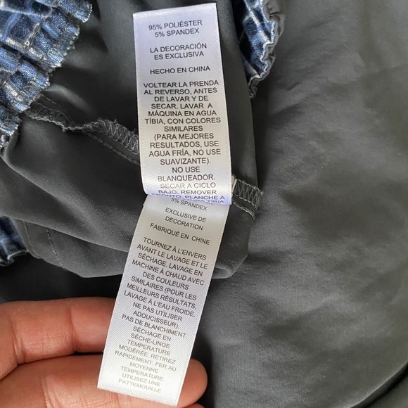 Koi Basics Women's Bluish-Gray Cargo Scrub Pants Size Large Short Workwear - Picture 6 of 10